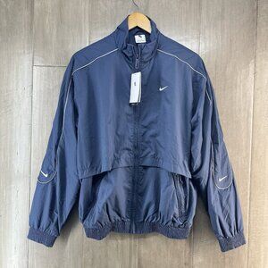 Nike Sportswear Men's Solo Swoosh Track Jacket Blue Size XS FB8622-437